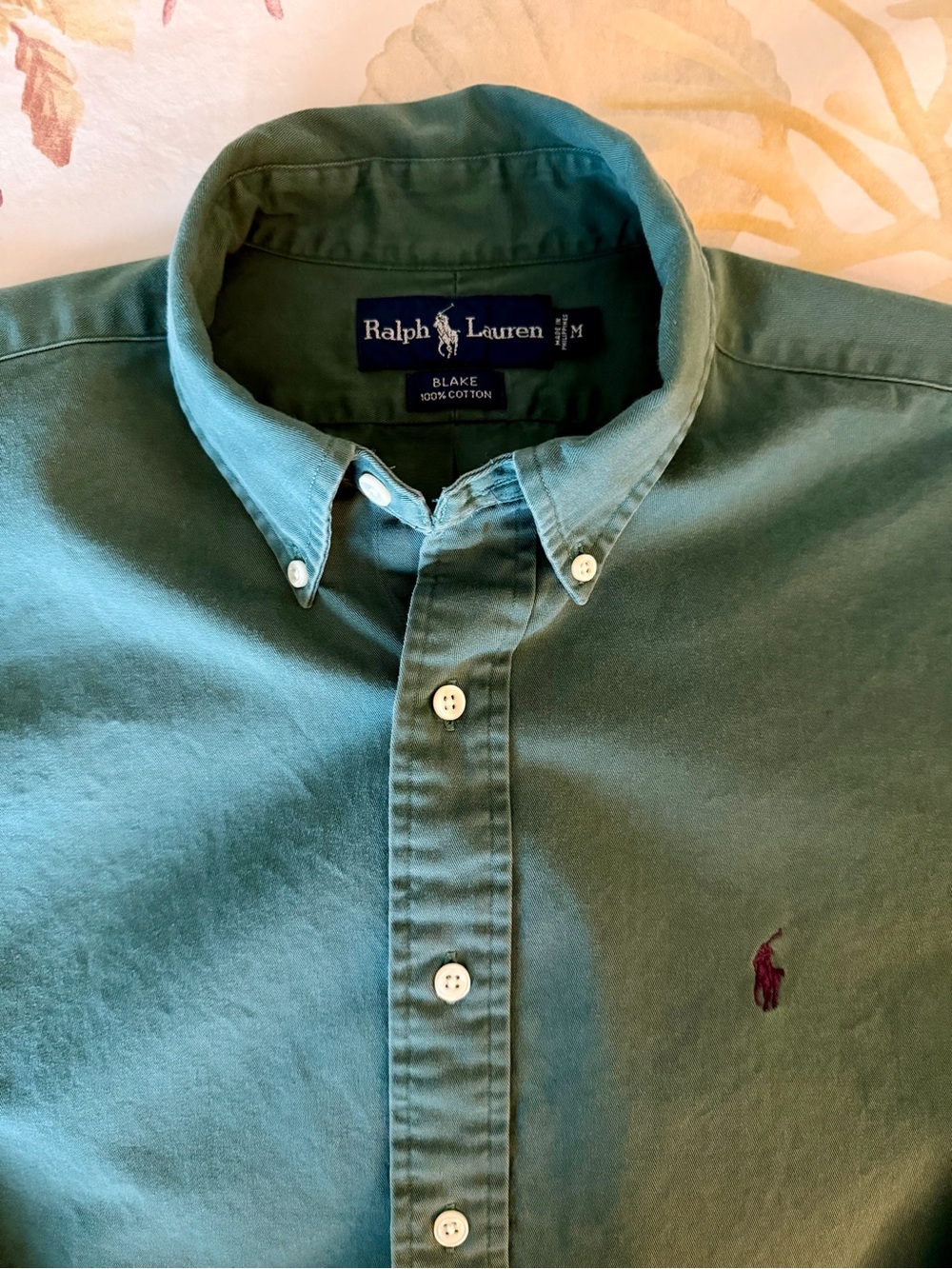 Vintage Polo Ralph Lauren Blake Shirt Men's Oxford Button Down Pony Preppy Med